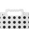 Casafield 13" Folding Step Stool with Handle, White - Portable Collapsible Small Plastic Foot Stool for Adults - Use in the Kitchen, Bathroom and Bedroom